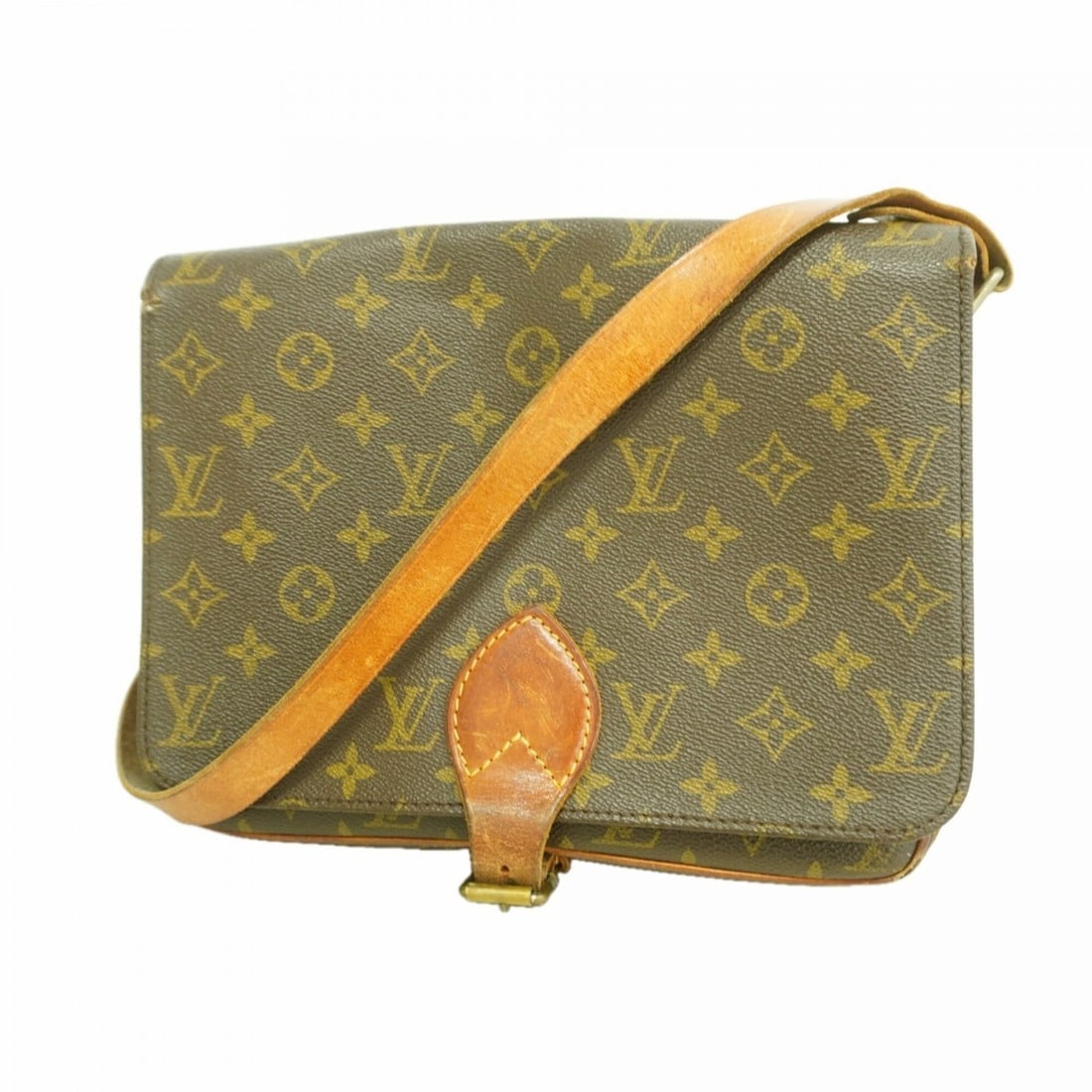 Louis Vuitton Monogram Cartouchiere GM Shoulder Bag M51252 Brown Women's: --- Catalog ---Category: SizeSize (HxWxD): 21cm x 26.5cm x 8cm / 8.26'' x 10.43'' x 3.14''Category: DesignType: Shoulder bagColor: BrownGender: WomenCategory: GeneralMPN: M51252Brand: Louis Vuitton---