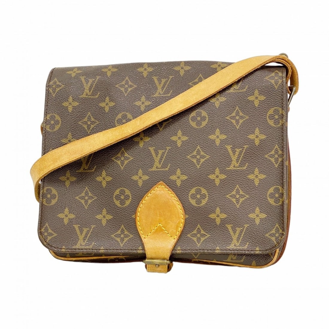 Louis Vuitton Monogram Cartouchiere GM Shoulder Bag M51252 Brown Women's: --- Catalog ---Category: SizeSize (HxWxD): 22cm x 25cm x 7cm / 8.66'' x 9.84'' x 2.75''Category: DesignType: Shoulder bagColor: BrownGender: WomenCategory: GeneralMPN: M51252Brand: Louis Vuitton--- It