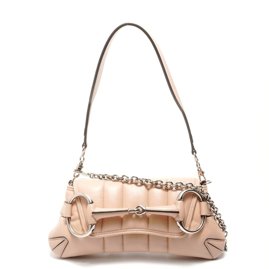 Gucci Horsebit Leather Shoulder Bag, Pink: --- Catalog ---Category: SizeSize (HxWxD): 14cm x 28cm x 1.5cm / 5.51'' x 11.02'' x 0.59''Category: DesignType: Shoulder bagColor: PinkGender: WomenCategory: GeneralBrand: GucciCountry of Origin: Ital