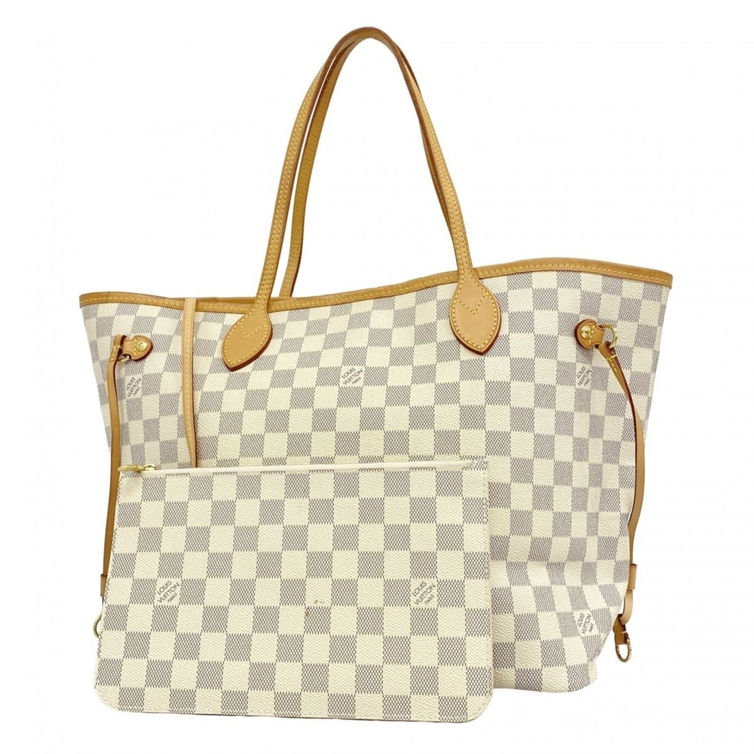 Louis Vuitton Damier Azur Neverfull MM Tote Bag N40604 White Women's OP006727: --- Catalog ---Category: SizeSize (HxWxD): 29cm x 32cm x 16cm / 11.41'' x 12.59'' x 6.29''Category: DesignType: Tote bagColor: WhiteGender: WomenCategory: GeneralMPN: N40604Brand: Louis Vuitton--- Ite