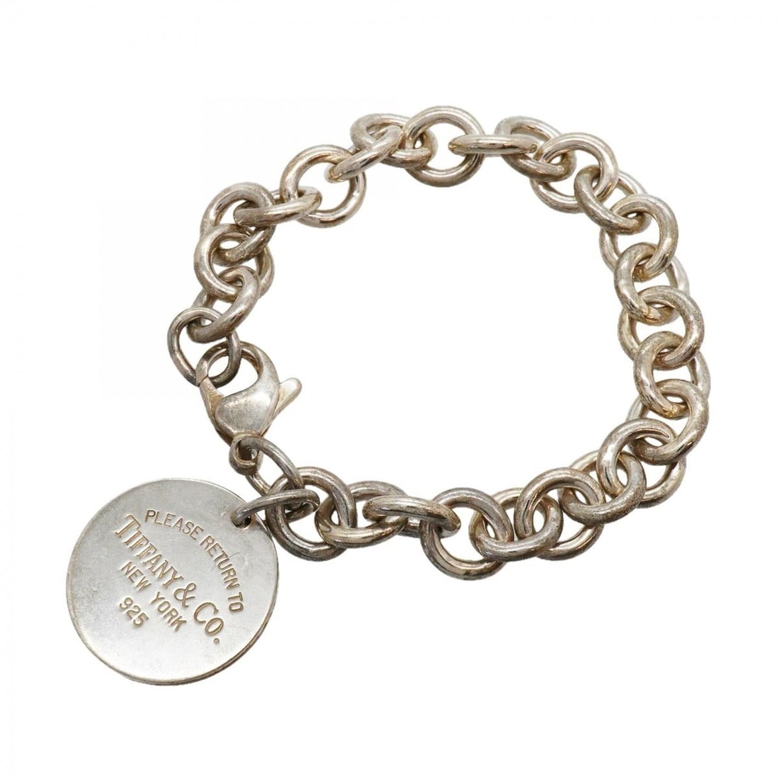 Tiffany & Co. Return to Circle Bracelet, Sterling Silver 925, Women's: --- Catalog ---Category: SizeLength: 17cm / 6.69''Category: DesignType: Charm braceletGender: WomenMaterial: Silver 925Category: GeneralBrand: Tiffany--- Item List ---Section: ConditionRanking: Rank A