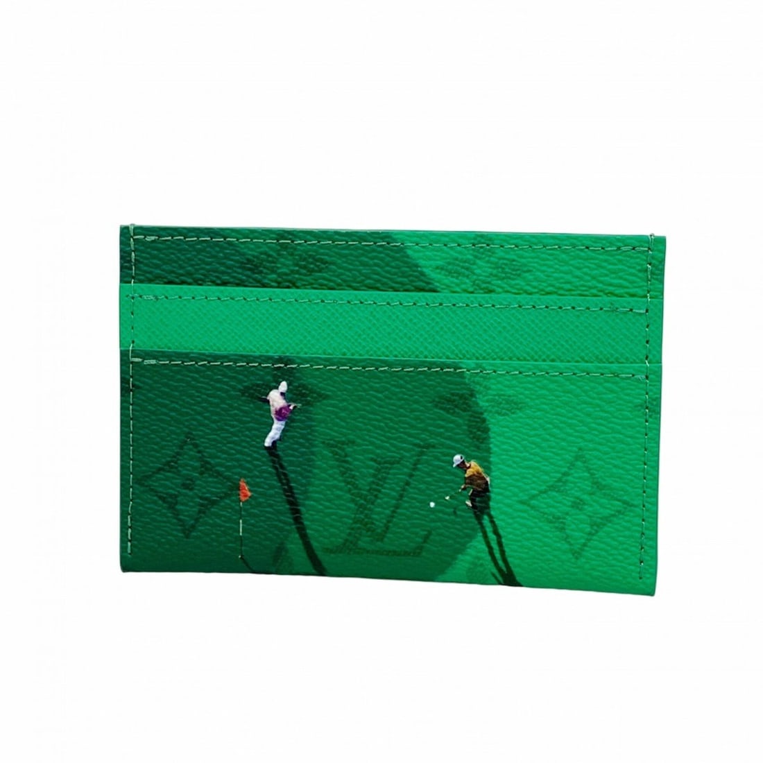 Louis Vuitton Business Card Holder/Card Case Monogram Portecartes Double M14863 Vert Men's/Women's: --- Catalog ---Category: DesignType: Card caseColor: VertGender: Men,WomenCategory: GeneralMPN: M14863Brand: Louis VuittonCategory: Physical PropertiesSize (HxWxD): 7.5cm x 11cm x 5mm / 2.95'' x 4.33'