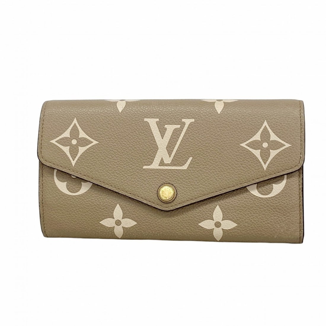 Louis Vuitton Long Wallet Monogram Empreinte Bicolor Portefeuille Sarah NM M81049 Tourtrere Cream: --- Catalog ---Category: SizeSize (HxWxD): 11cm x 19cm x 3cm / 4.33'' x 7.48'' x 1.18''Category: DesignType: Long wallet (bi-fold)Color: Cream, TourterelleGender: WomenCategory: GeneralMPN: M81049Bran