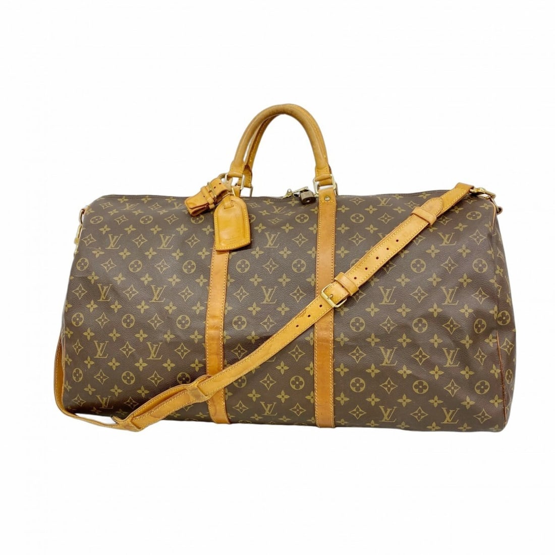 Louis Vuitton Bags - Boston Monogram Keepall Bandoulière 60 M41412 Brown Men's & Women's: --- Catalog ---Category: SizeSize (HxWxD): 33cm x 61cm x 27cm / 12.99'' x 24.01'' x 10.62''Category: DesignType: Boston bagColor: BrownGender: Men,WomenCategory: GeneralMPN: M41412Brand: Louis Vuitton