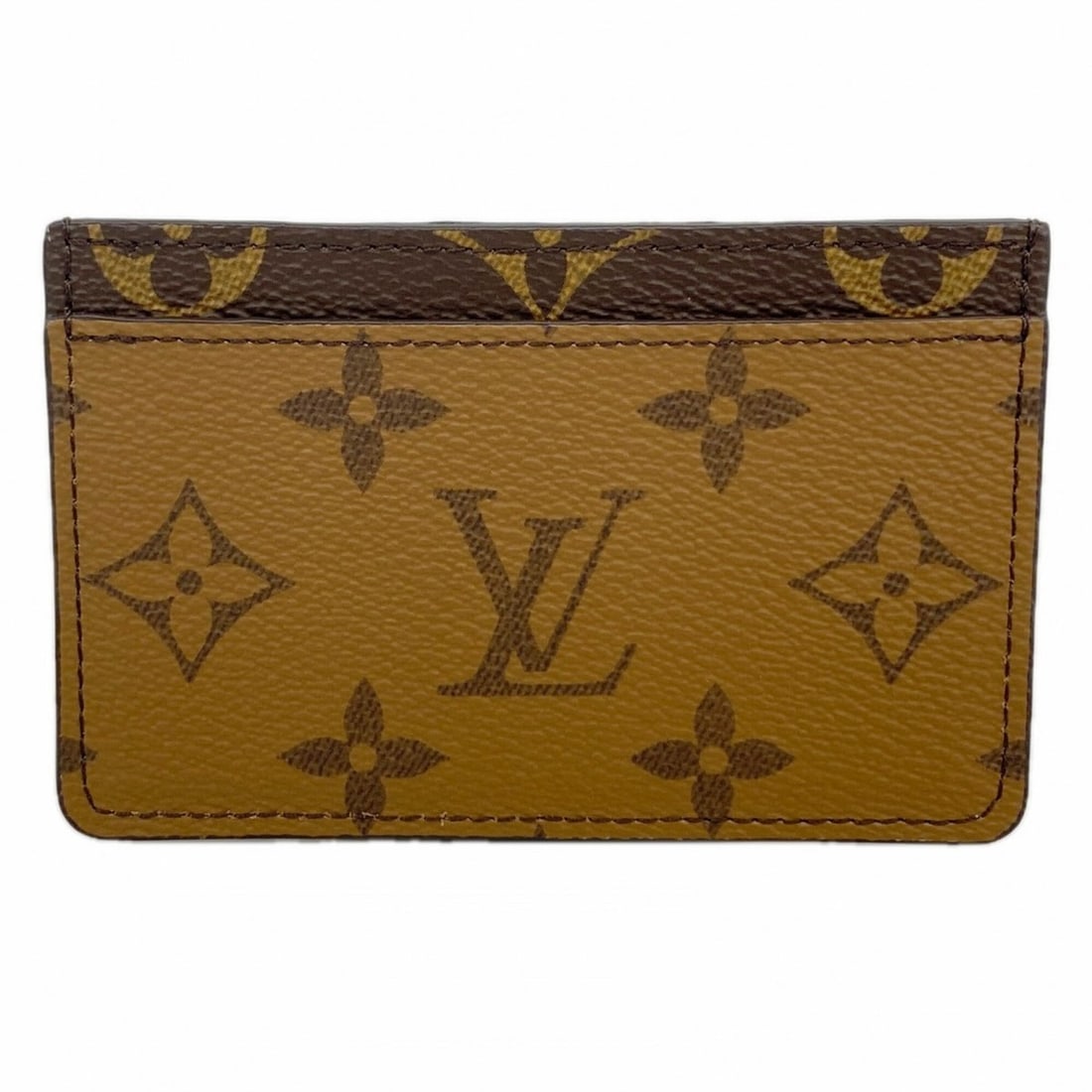 Louis Vuitton Business Card Holder/Card Case, Monogram Reverse, Porte Cartes Simple, M69161, Brown,: --- Catalog ---Category: DesignType: Card caseColor: BrownGender: Men,WomenCategory: GeneralMPN: M69161Brand: Louis VuittonCategory: Physical PropertiesSize (HxWxD): 7cm x 11cm x 5mm / 2.75'' x 4.33''