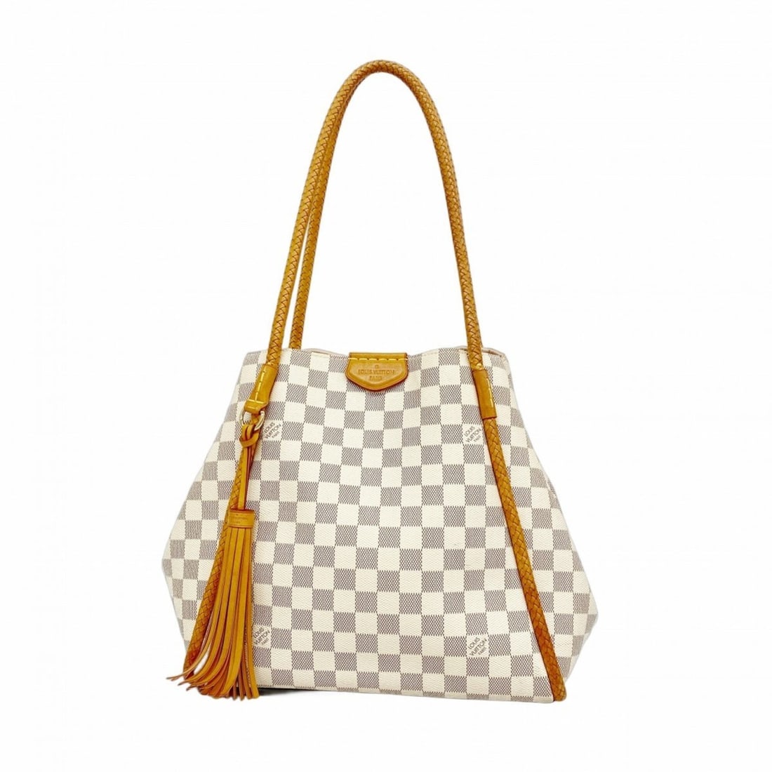 Louis Vuitton Damier Azur Propriano Shoulder Bag N44027 White Women's: --- Catalog ---Category: SizeSize (HxWxD): 28.5cm x 31cm x 16cm / 11.22'' x 12.2'' x 6.29''Category: DesignType: Shoulder bagColor: WhiteGender: WomenCategory: GeneralMPN: N44027Brand: Louis Vuitton--