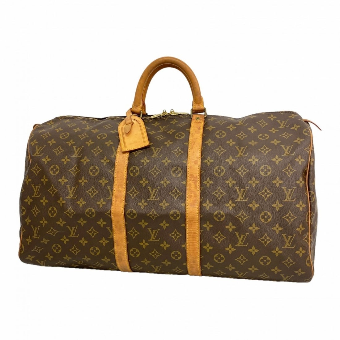 Louis Vuitton Bags - Boston Monogram Keepall 55 M41424 Brown Men's & Women's: --- Catalog ---Category: SizeSize (HxWxD): 30cm x 55cm x 25cm / 11.81'' x 21.65'' x 9.84''Category: DesignType: Boston bagColor: BrownGender: Men,WomenCategory: GeneralMPN: M41424Brand: Louis Vuitton-