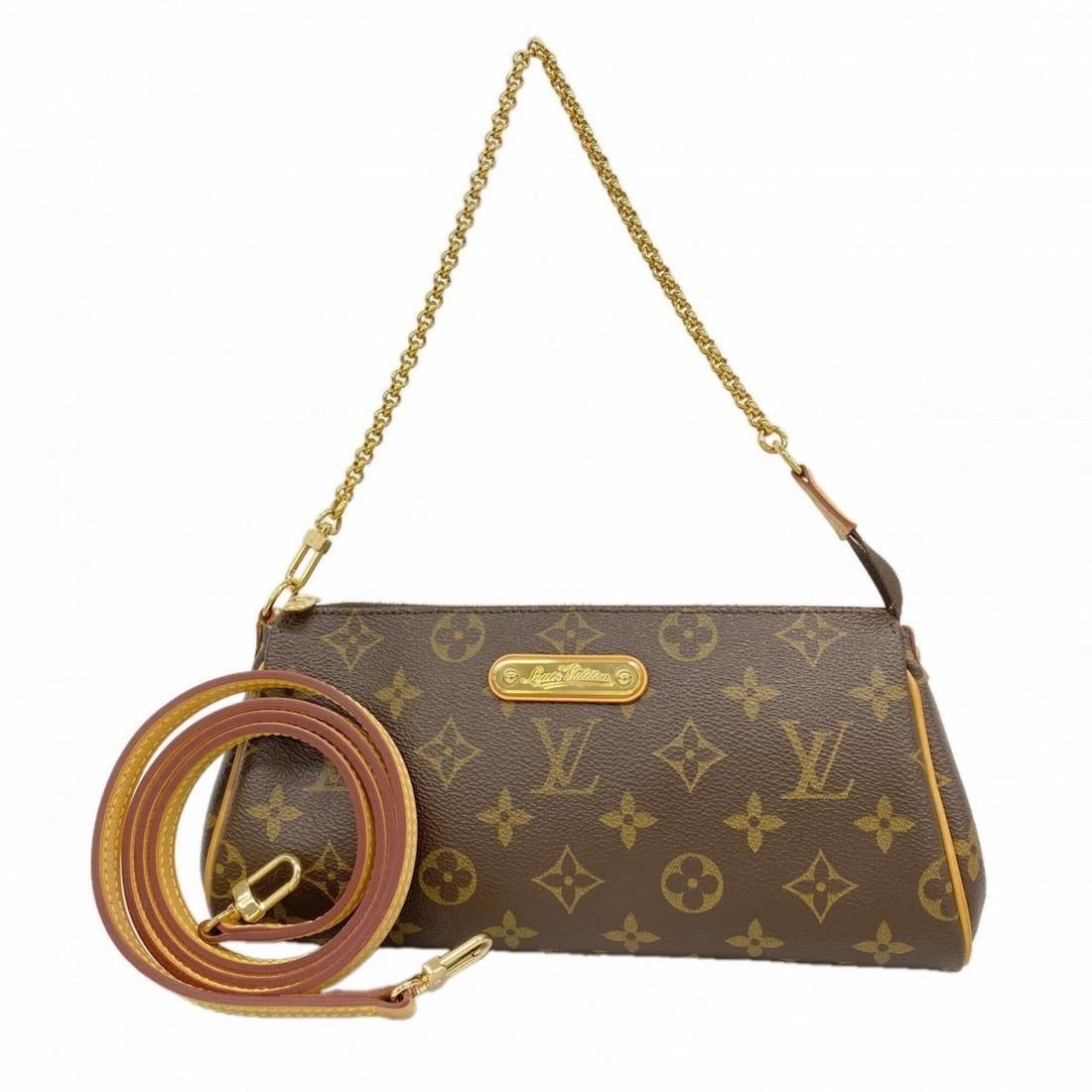 Louis Vuitton Monogram Eva Handbag M95567 Brown 2-way bag for women: --- Catalog ---Category: SizeSize (HxWxD): 13cm x 24.5cm x 3cm / 5.11'' x 9.64'' x 1.18''Category: DesignType: HandbagColor: BrownGender: WomenCategory: GeneralMPN: M95567Brand: Louis Vuitton--- Item 