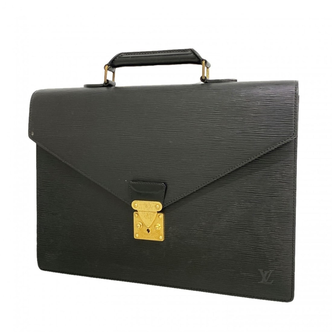 Louis Vuitton Epi Serviette Ambassador Bag M54412 Noir Men's: --- Catalog ---Category: SizeSize (HxWxD): 30cm x 41cm x 10cm / 11.81'' x 16.14'' x 3.93''Category: DesignType: BriefcaseColor: NoirGender: MenCategory: GeneralMPN: M54412Brand: Louis Vuitton--- Item 