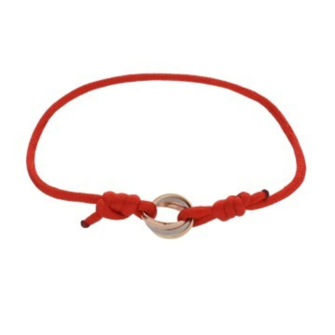 CARTIER Trinity Cotton Bracelet for Women, 18K Yellow Gold (YG), White (18KPG), Bracelet, Grade A: --- Catalog ---Category: SizeLength: 18.5cm / 7.28''Category: DesignType: Charm braceletGender: WomenMaterial: Pink gold (18K), White gold (18K), Yellow gold (18K)Category: GeneralBrand: Cartier--- It