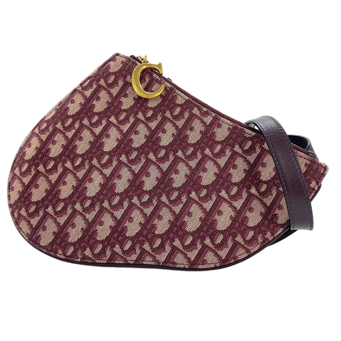 Christian Dior Trotter Shoulder Bag, Wine Red (1 of 15)