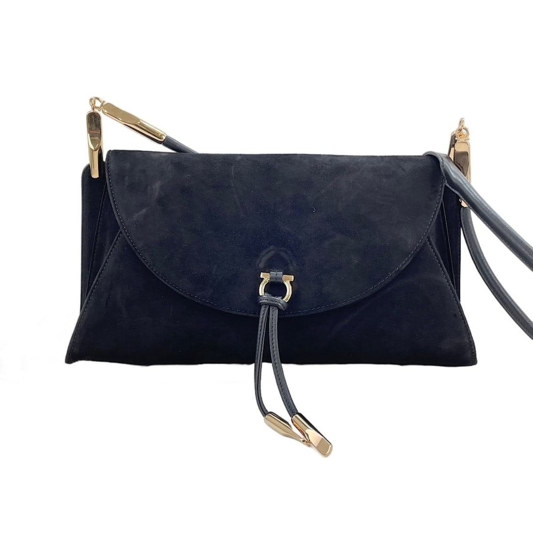 Salvatore Ferragamo Gancini Shoulder Bag, Black: --- Catalog ---Category: SizeSize (HxWxD): 19cm x 35cm x 4cm / 7.48'' x 13.77'' x 1.57''Strap Length: 108cm / 42.51''Category: DesignType: Shoulder bagColor: BlackGender: Women,Unisex,MenCategory: Gen