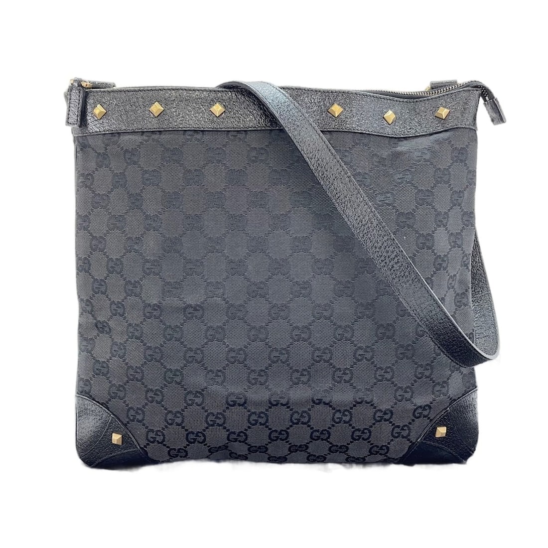 Gucci shoulder bag, black: --- Catalog ---Category: SizeHandle Drop: 51.00cm / 20.08''Size (HxWxD): 30cm x 32cm x 5.00mm / 11.81'' x 12.59'' x 0.19''Category: DesignType: Shoulder bagColor: BlackGender: WomenCategory: GeneralBr