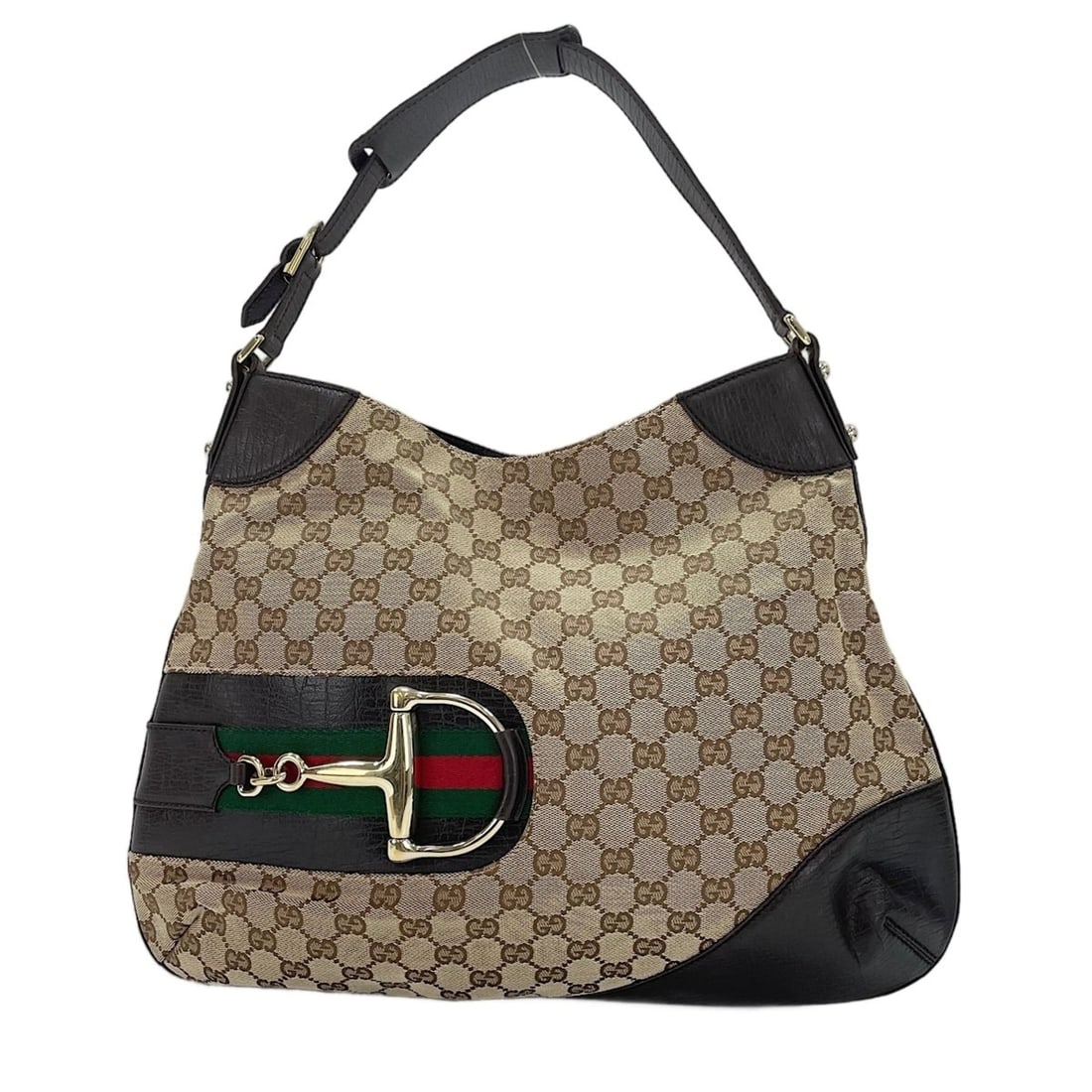 Gucci Sherry Line Shoulder Bag, Brown: --- Catalog ---Category: SizeSize (HxWxD): 30cm x 40cm x 3cm / 11.81'' x 15.74'' x 1.18''Strap Length: 45cm / 17.71''Category: DesignType: Shoulder bagColor: BrownGender: WomenCategory: GeneralLine: S