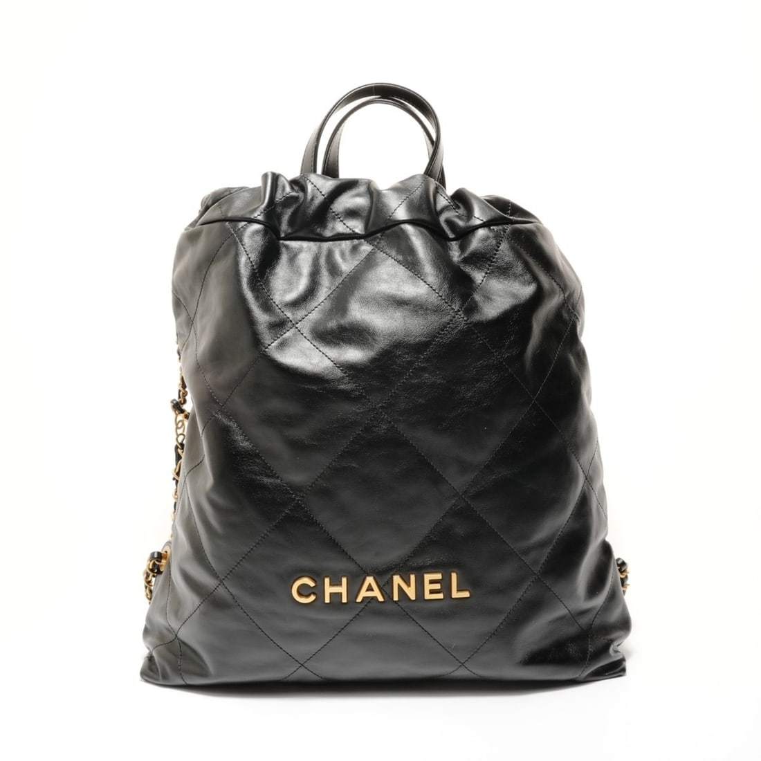 Chanel Matelassé Backpack (Black) (1 of 13)