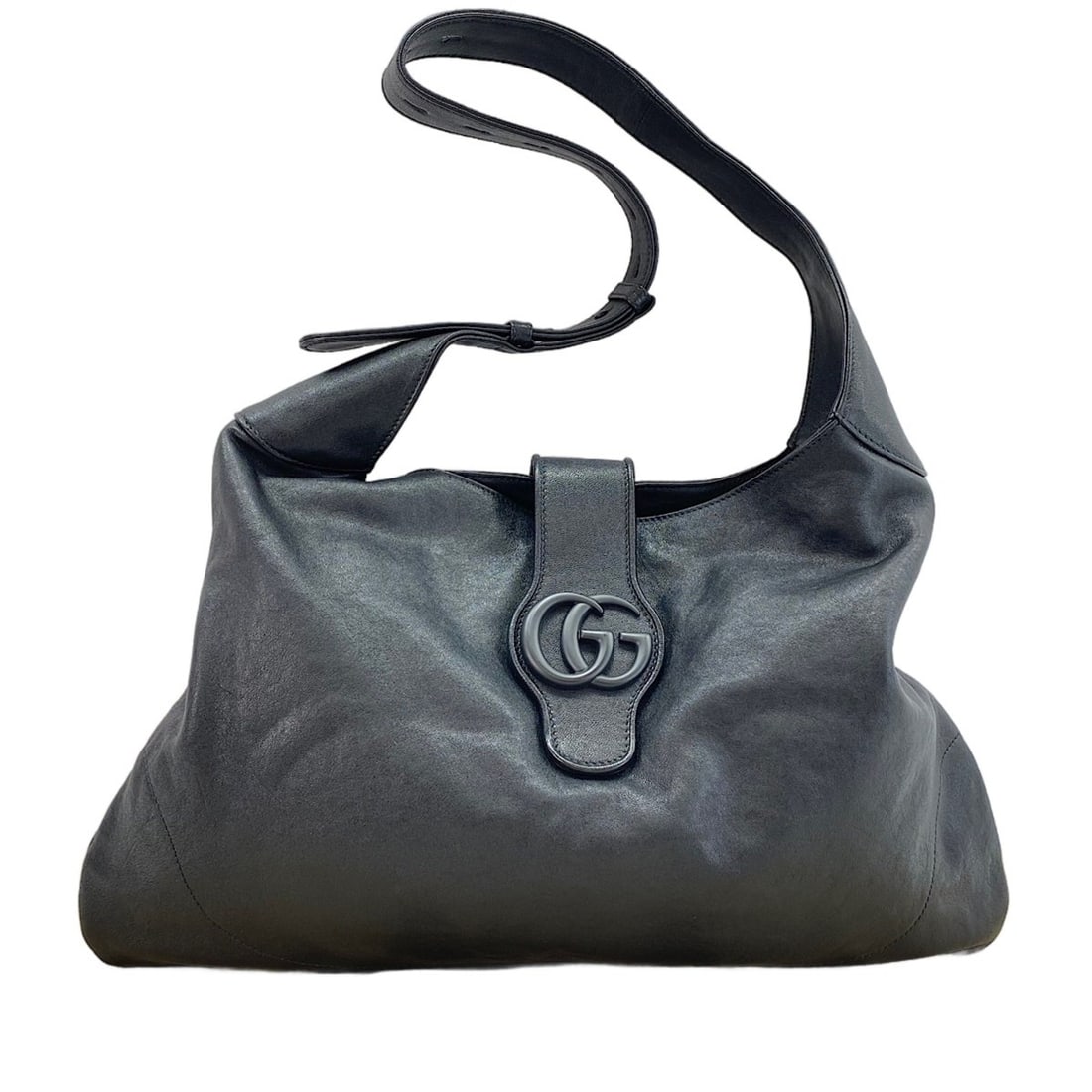 Gucci shoulder bag, black: --- Catalog ---Category: SizeSize (HxWxD): 29cm x 45cm x 1cm / 11.41'' x 17.71'' x 0.39''Category: DesignType: Shoulder bagColor: BlackGender: WomenCategory: GeneralBrand: GucciCountry of Origin: Ital