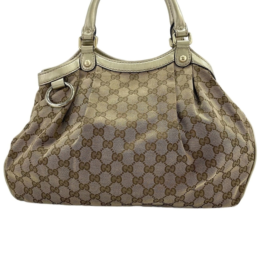 Gucci handbag, beige - 2