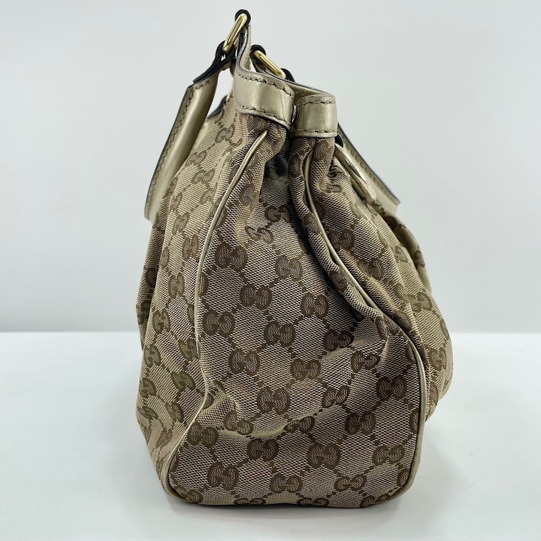 Gucci handbag, beige - 6