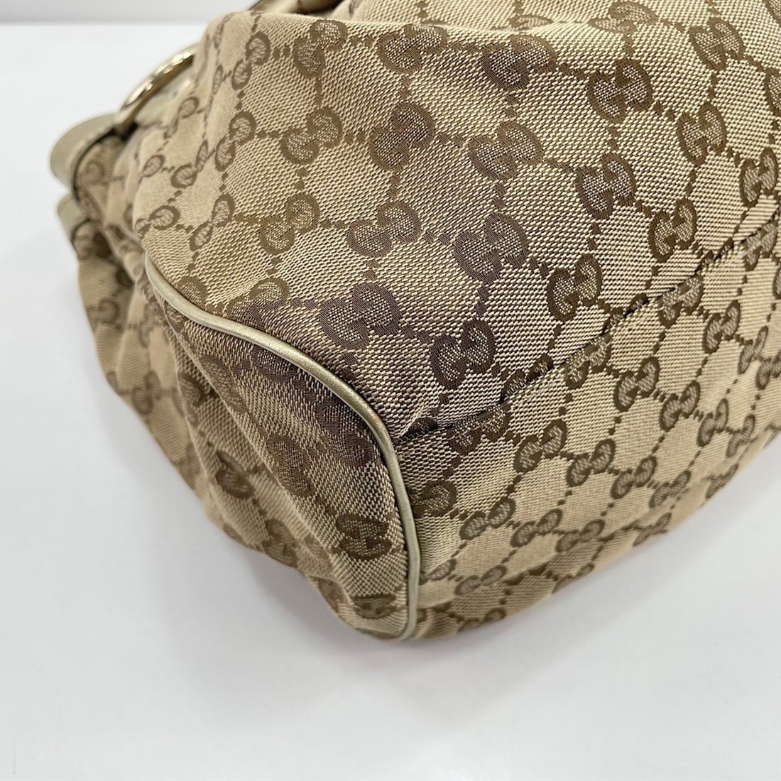 Gucci handbag, beige - 8