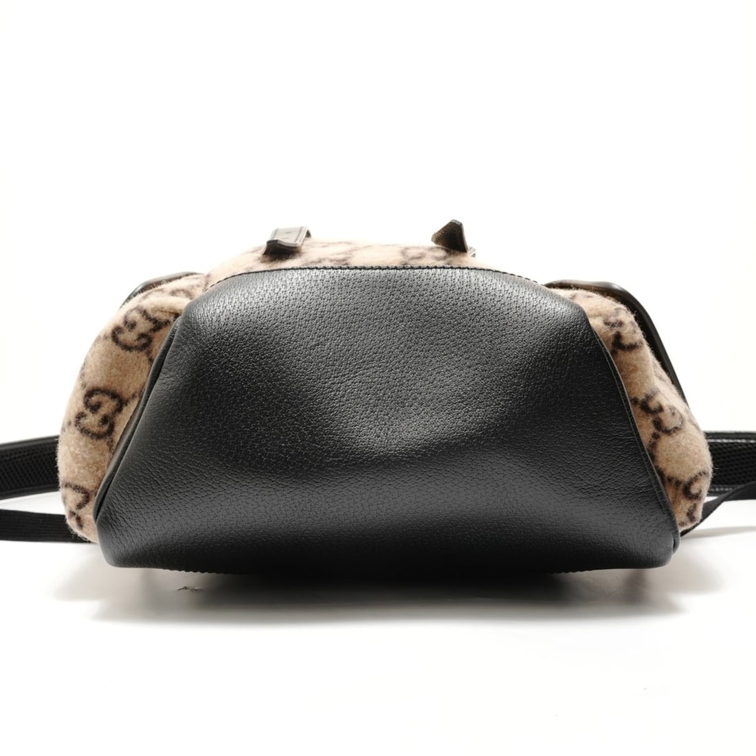 Gucci GG Wool Leather Backpack, Beige - 7