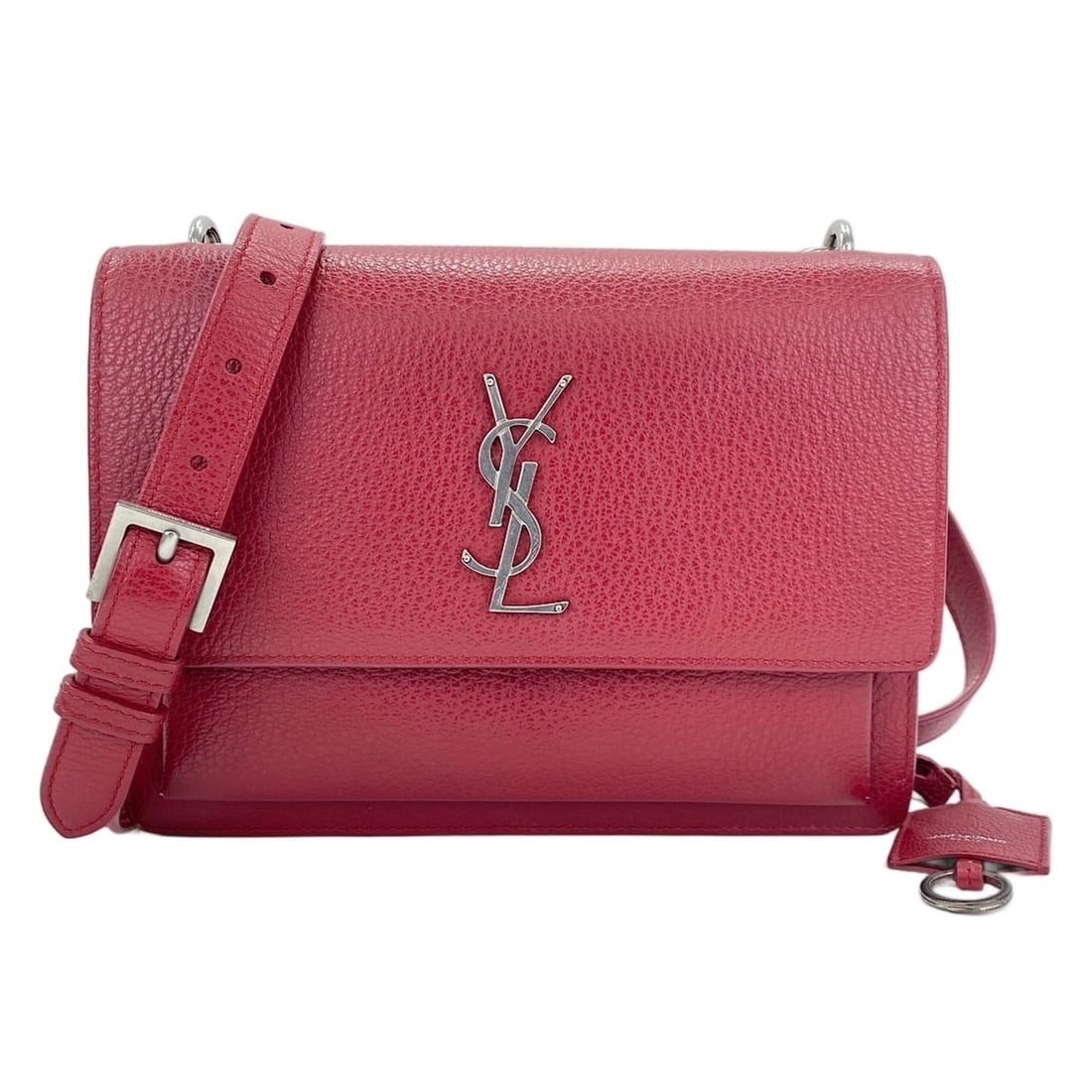 Yves Saint Laurent Sunset Medium Shoulder Bag, Wine Red: --- Catalog ---Category: SizeSize (HxWxD): 16cm x 22cm x 5cm / 6.29'' x 8.66'' x 1.96''Strap Length: 92cm - 107cm / 36.22'' - 42.12''Category: DesignType: Shoulder bagColor: Red color, WineGender: Wom