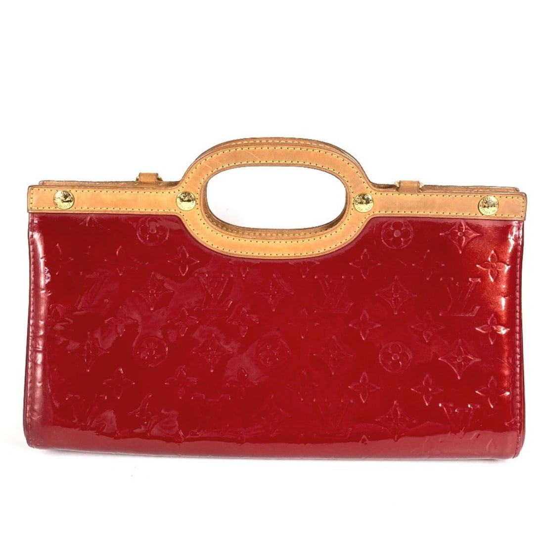 LOUIS VUITTON M91987 Monogram Vernis Roxbury Drive Handbag, Canvas, Women's, Pomme d'Amour Red: --- Catalog ---Category: SizeSize (HxWxD): 16.5cm x 31.5cm x 9cm / 6.49'' x 12.4'' x 3.54''Category: DesignType: HandbagColor: Pomme d'amour, Red colorGender: WomenMaterial: Monogram Vernis Category: 