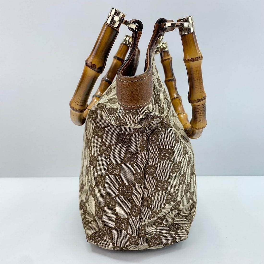 Gucci Bamboo Handbag, Brown - 5