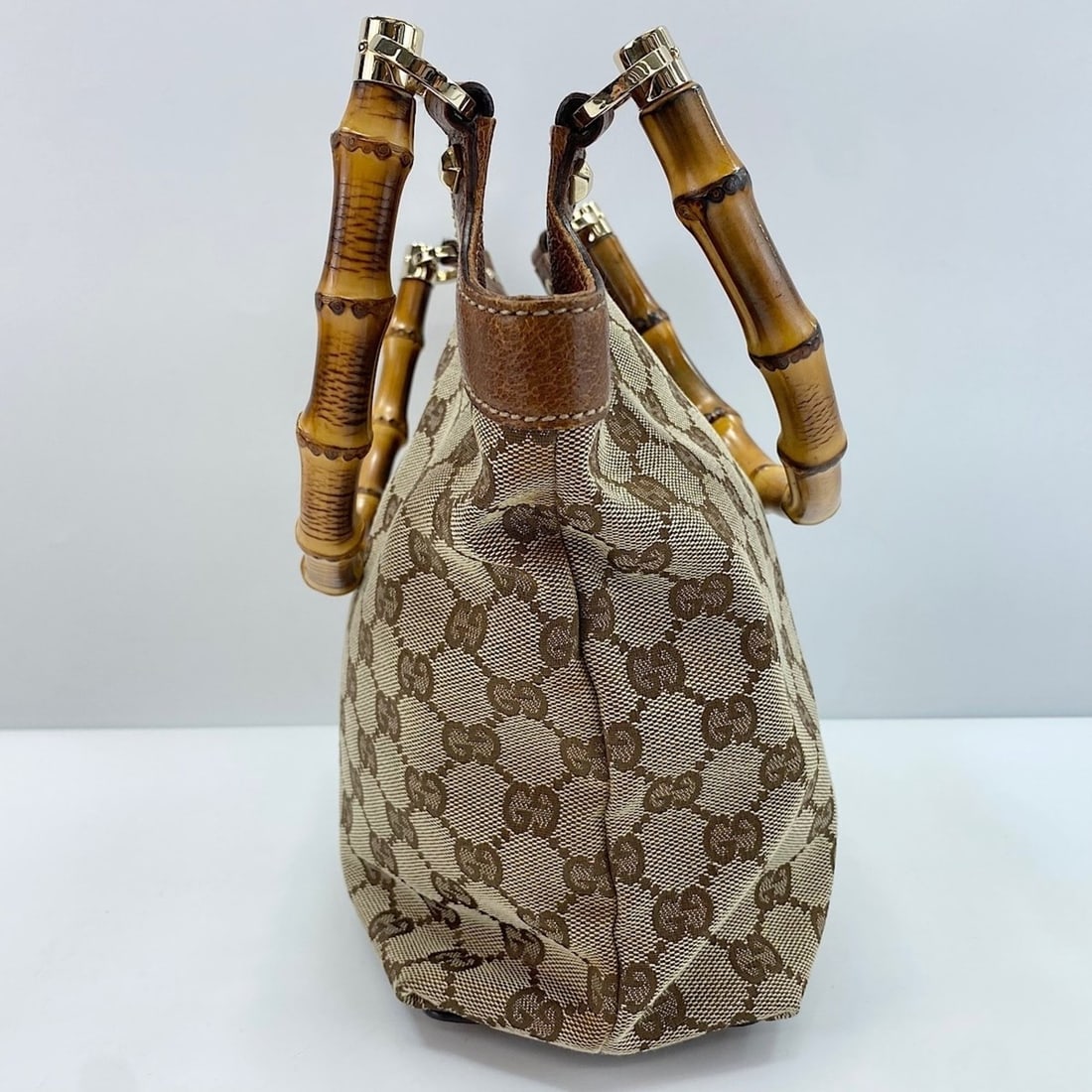 Gucci Bamboo Handbag, Brown - 6