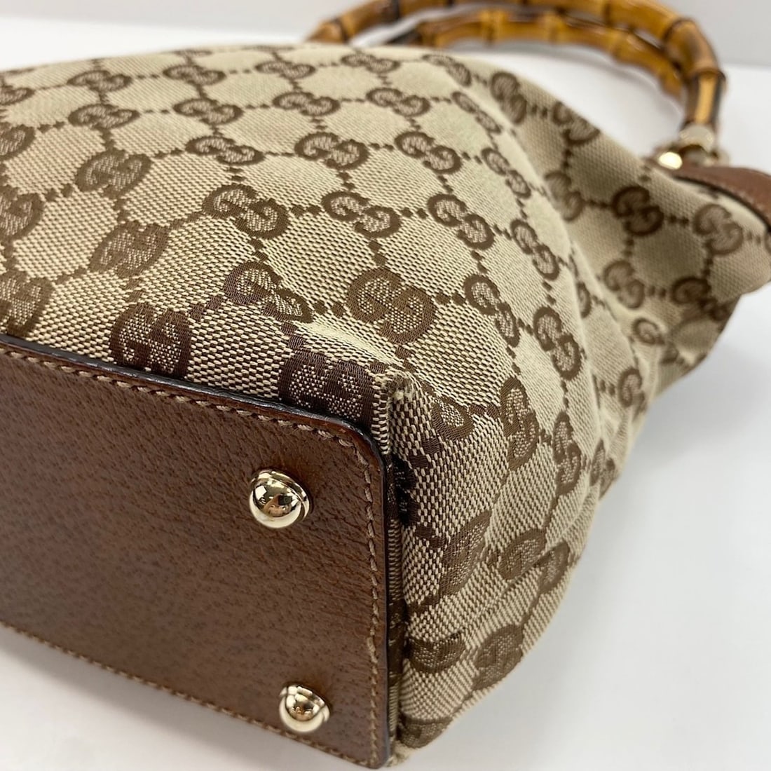 Gucci Bamboo Handbag, Brown - 8