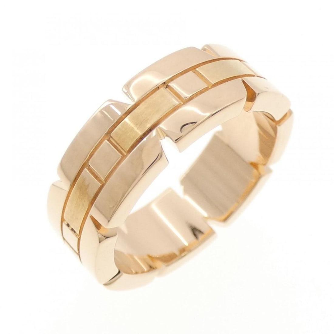 Cartier Tank Française Small Ring: --- Catalog ---Category: SizeUS Size: 5Brand Size: 49Category: DesignType: Band ringGender: WomenMaterial: Pink gold (18K)Category: GeneralBrand: Cartier--- Item List ---Section: ConditionRanking: