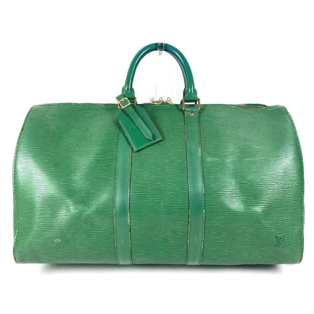 LOUIS VUITTON M42974 Epi Keepall 45 Bag Handbag Travel Boston Leather Men's Women's Borneo Green (1 of 16)