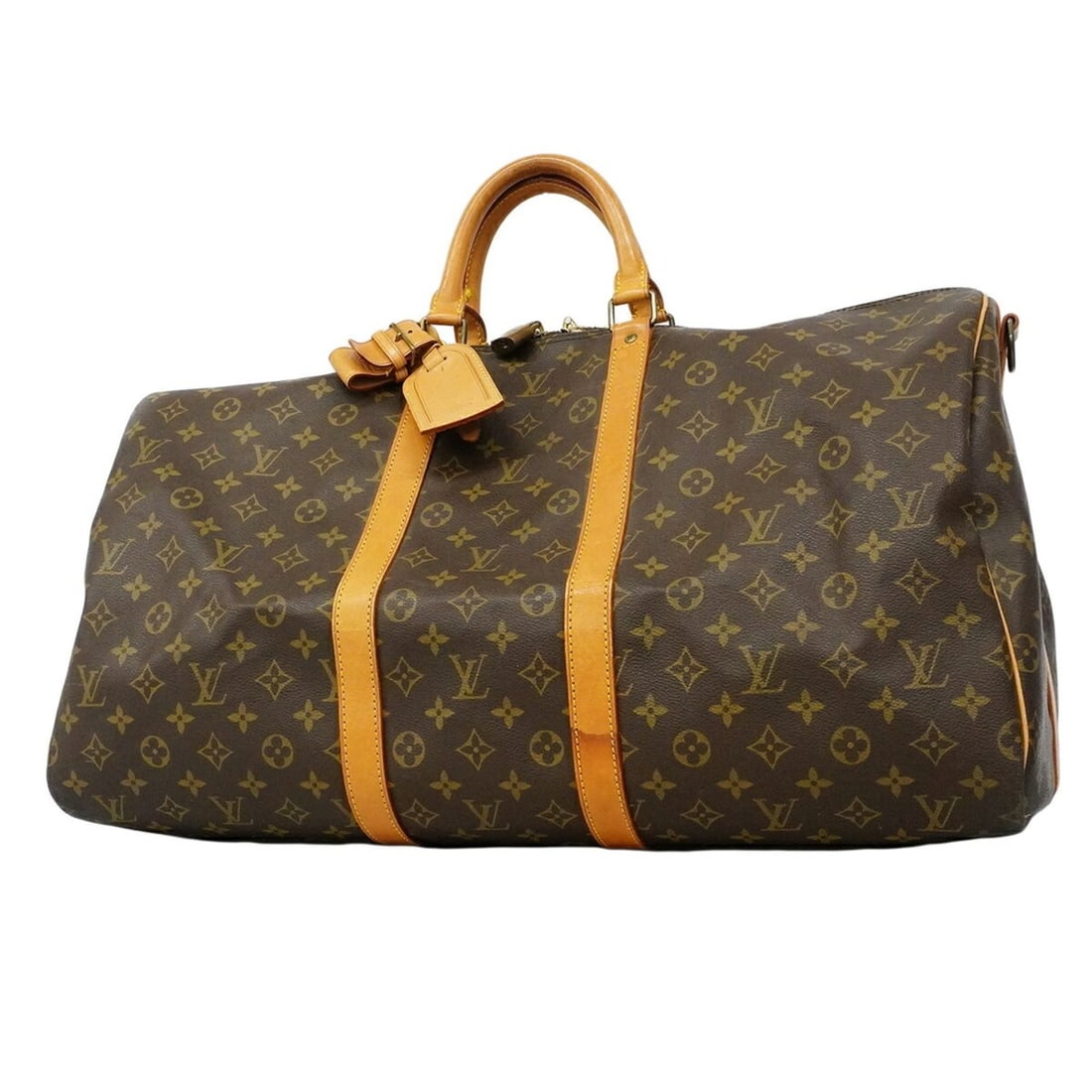 Louis Vuitton Bags - Boston Monogram Keepall Bandoulière 55 M41414 Brown Men's & Women's: --- Catalog ---Category: SizeSize (HxWxD): 32cm x 56cm x 25cm / 12.59'' x 22.04'' x 9.84''Category: DesignType: Boston bagColor: BrownGender: Men,WomenCategory: GeneralMPN: M41414Brand: Louis Vuitton-