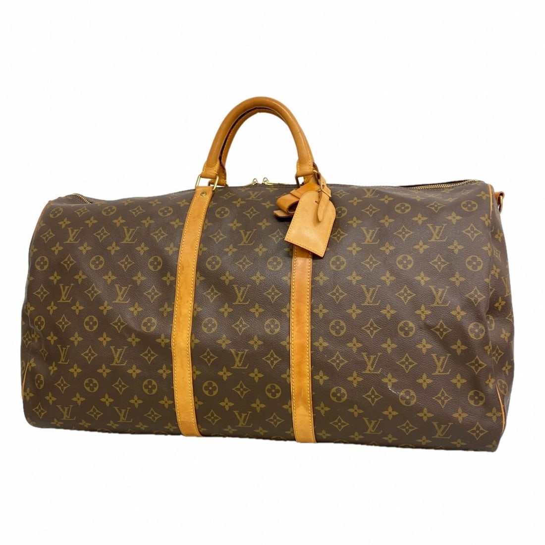 Louis Vuitton Bags - Boston Monogram Keepall Bandoulière 60 M41412 Brown Men's & Women's: --- Catalog ---Category: SizeSize (HxWxD): 34cm x 60cm x 27cm / 13.38'' x 23.62'' x 10.62''Category: DesignType: Boston bagColor: BrownGender: Men,WomenCategory: GeneralMPN: M41412Brand: Louis Vuitton