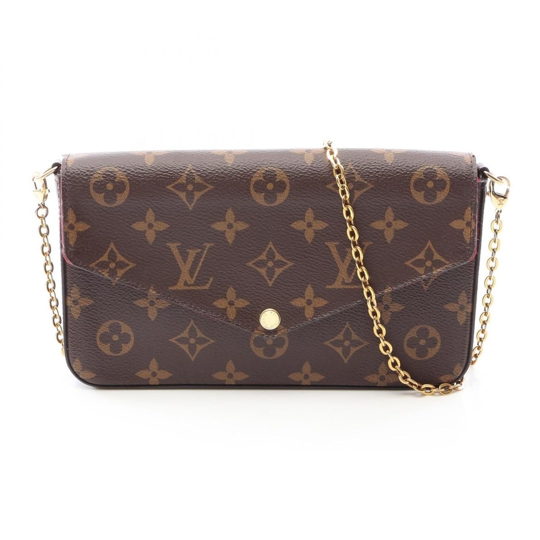 Louis Vuitton Pochette Felicie Monogram Fuchsia Shoulder Bag/Handbag, Coated Canvas and Leather, (1 of 20)