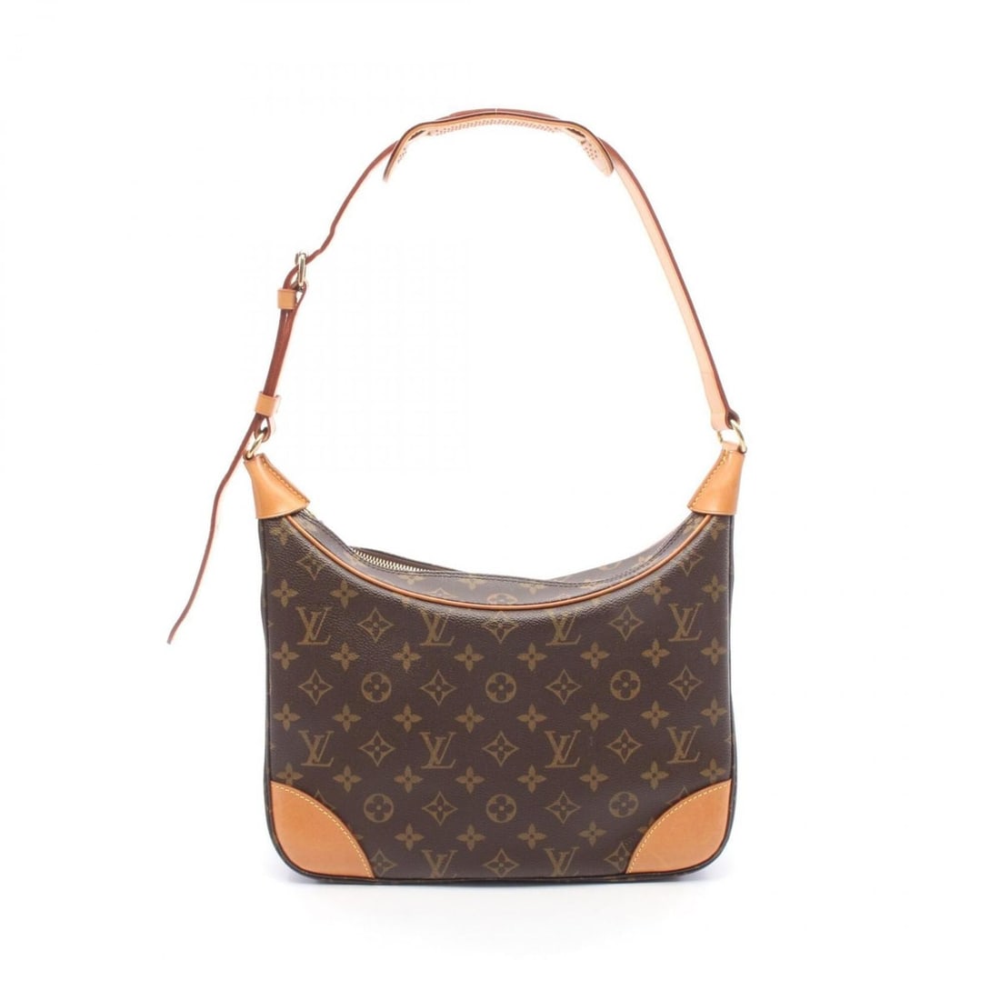 Louis Vuitton Boulogne PM Monogram Shoulder Bag/Handbag, Coated Canvas and Leather, Women's, Brown,: --- Catalog ---Category: SizeSize (HxWxD): 19cm x 30cm x 9cm / 7.48'' x 11.81'' x 3.54''Category: DesignType: Handbag, Shoulder bagColor: BrownGender: WomenMaterial: PVC , Leather Category: GeneralMPN