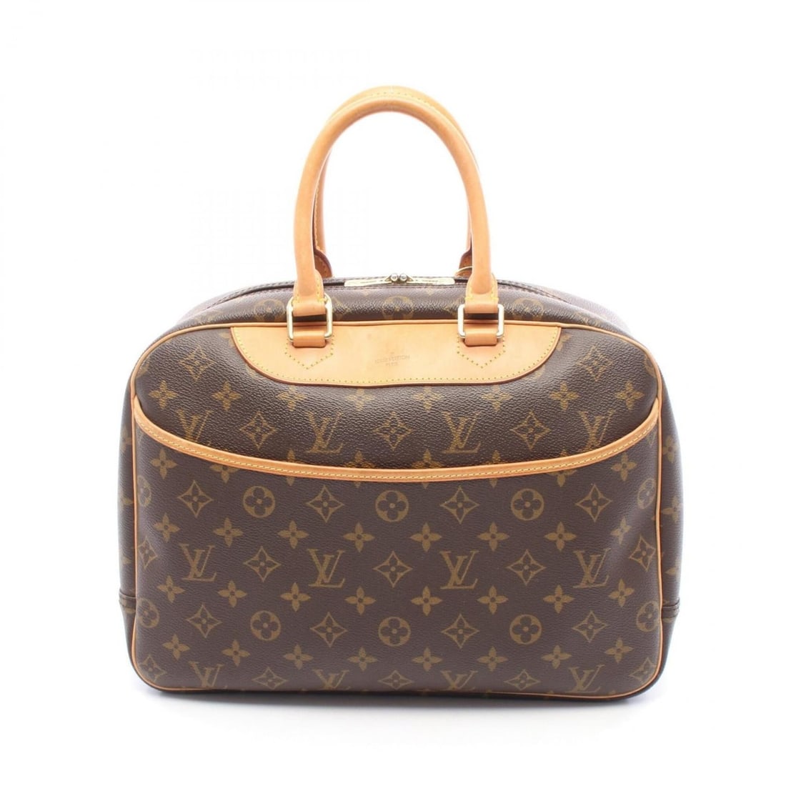Louis Vuitton Deauville Bowling Vanity Handbag, Coated Canvas and Leather, Monogram Pattern, (1 of 11)