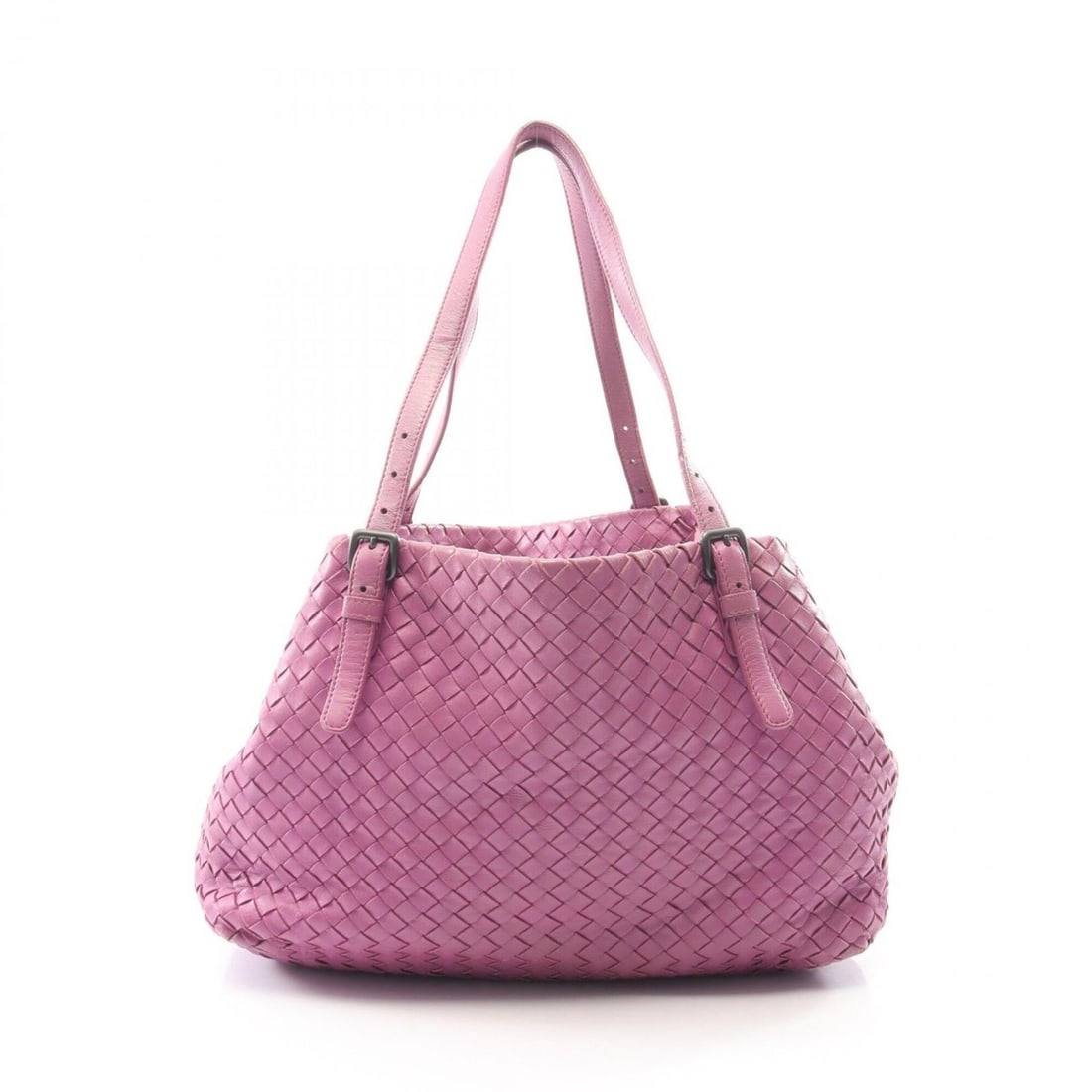 Bottega Veneta Intrecciato Tote Bag Handbag Leather Women's Purple: --- Catalog ---Category: SizeSize (HxWxD): 21cm x 31cm x 17cm / 8.26'' x 12.2'' x 6.69''Category: DesignType: Handbag, Tote bagColor: PurpleGender: WomenMaterial: Intrecciato Category: GeneralBrand: B