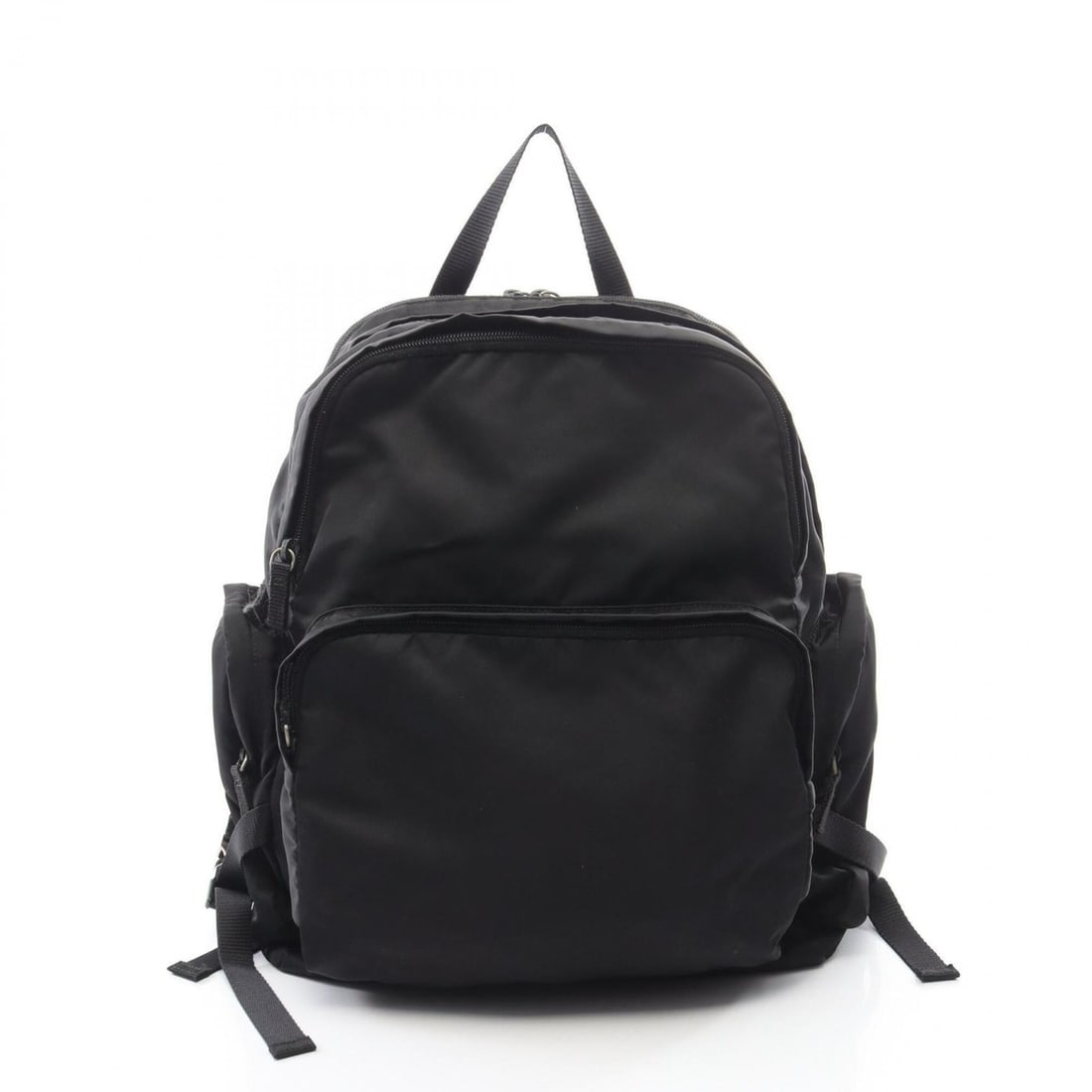 Prada Triangle Logo Backpack/Handbag, Nylon, Men's/Women's, Black (1 of 13)