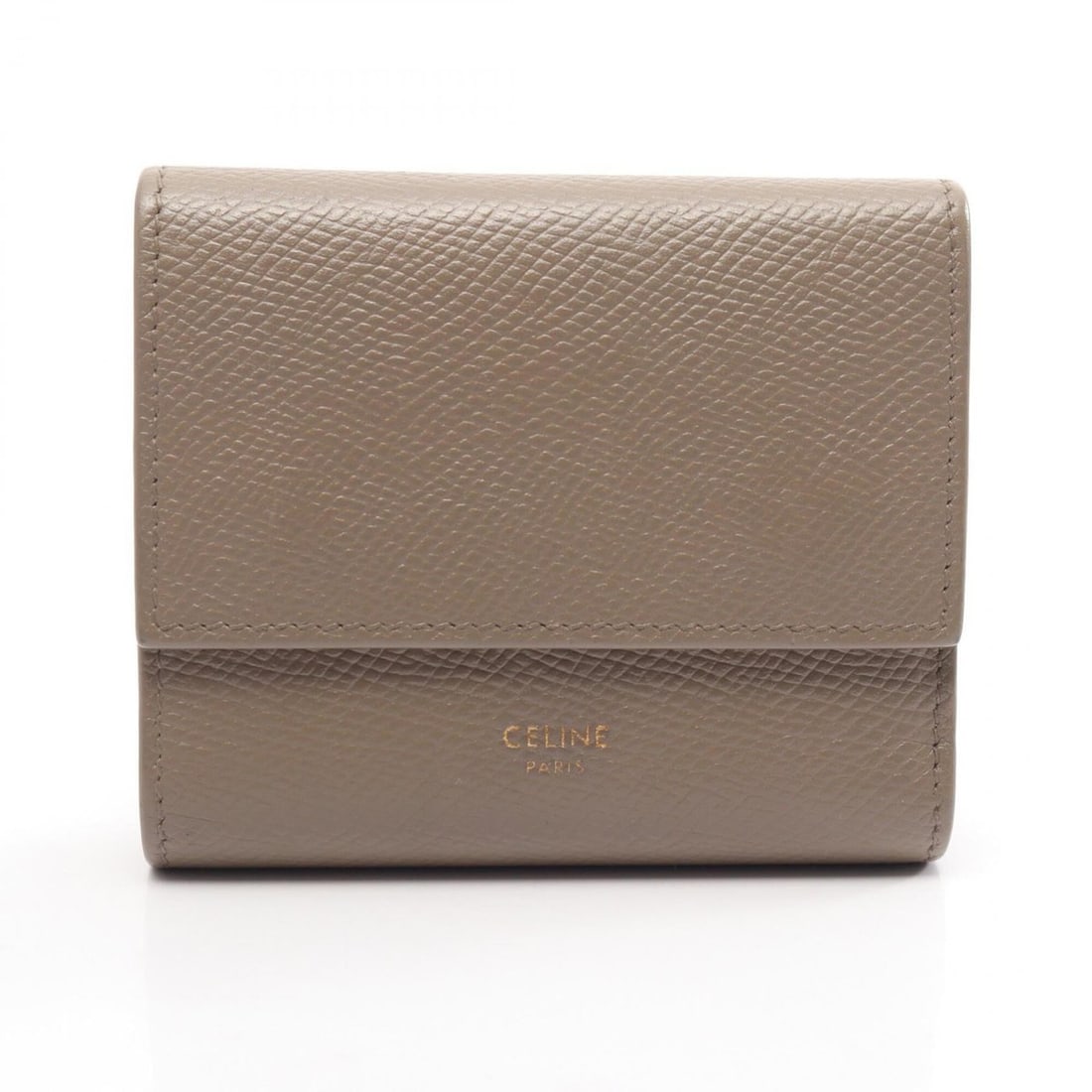 Celine Small Trifold Wallet, Leather, Women's, Beige, 10B573: --- Catalog ---Category: SizeSize (HxWxD): 8.5cm x 10.5cm x 3cm / 3.34'' x 4.13'' x 1.18''Category: DesignType: Wallet (tri-fold)Color: BeigeGender: WomenMaterial: Leather Category: GeneralMPN: 10B573