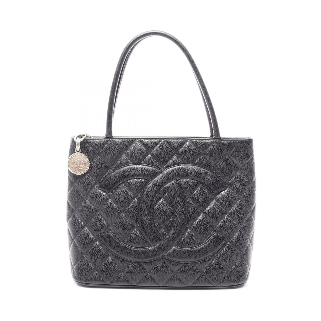 Chanel Reissue Tote Bag, Handbag, Caviar Leather (Grained Calfskin), Women's, Black, A01804 (1 of 11)
