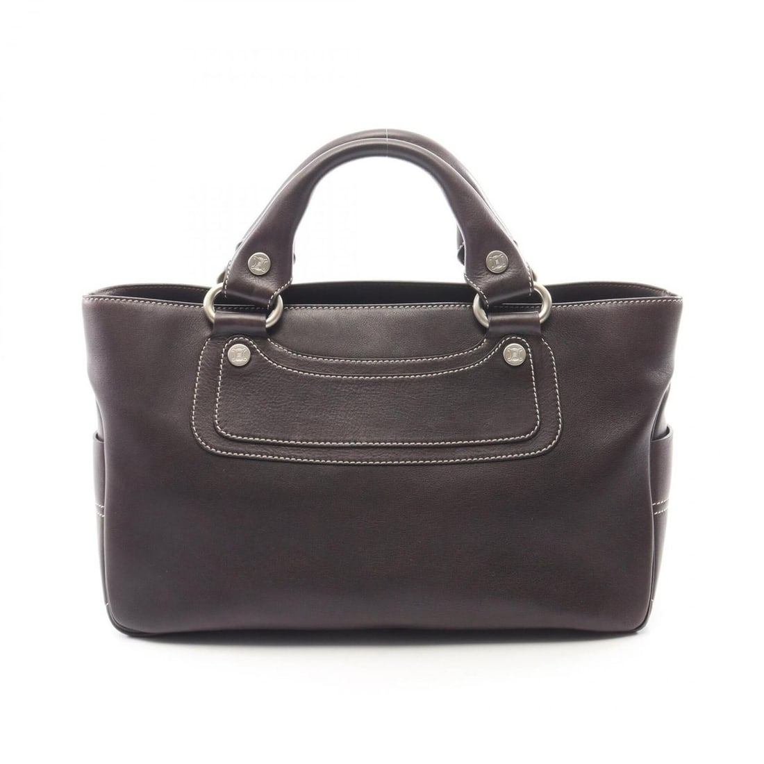 Celine Boogie Bag Handbag, Leather, Women's, Brown: --- Catalog ---Category: SizeSize (HxWxD): 25cm x 32cm x 13cm / 9.84'' x 12.59'' x 5.11''Category: DesignType: HandbagColor: BrownGender: WomenMaterial: Leather Category: GeneralBrand: Celine--- Item 