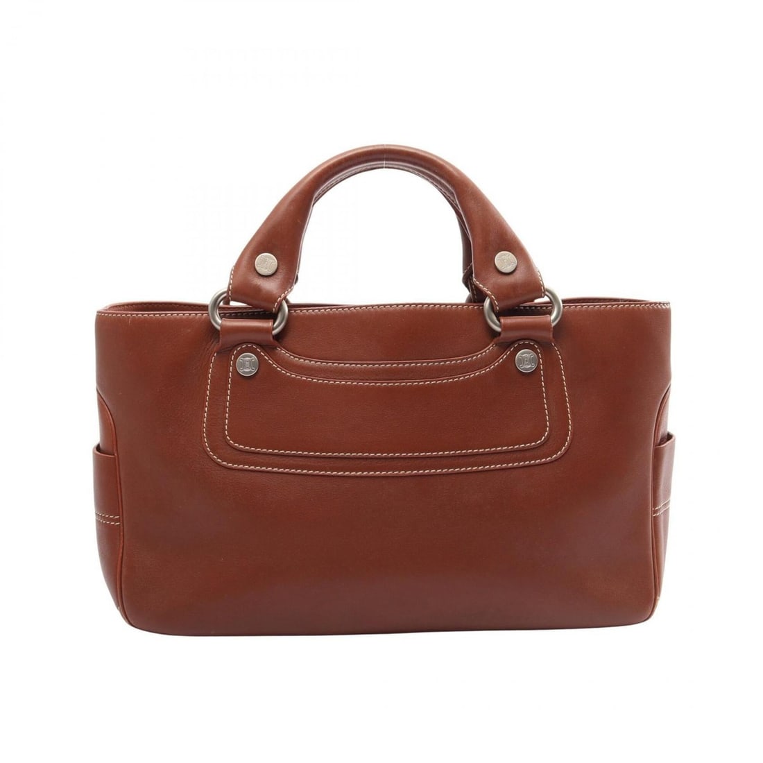 Celine Boogie Bag Handbag, Leather, Women's, Brown: --- Catalog ---Category: SizeSize (HxWxD): 20cm x 32cm x 13cm / 7.87'' x 12.59'' x 5.11''Category: DesignType: HandbagColor: BrownGender: WomenMaterial: Leather Category: GeneralBrand: Celine--- Item 