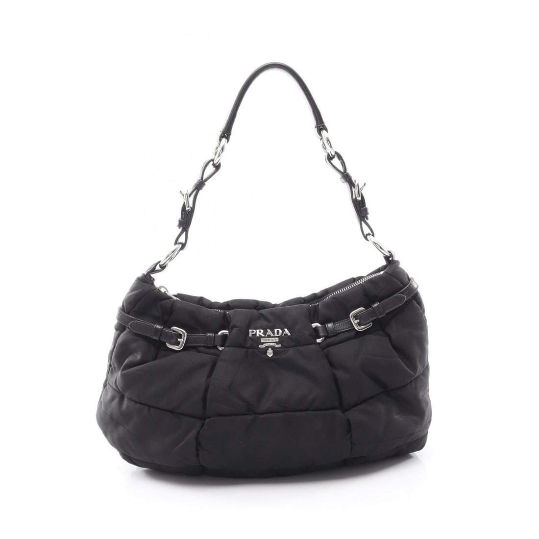 Prada TESSUTO MICRO Shoulder Bag/Handbag, Nylon, Women's, Black (BN1704) (1 of 10)
