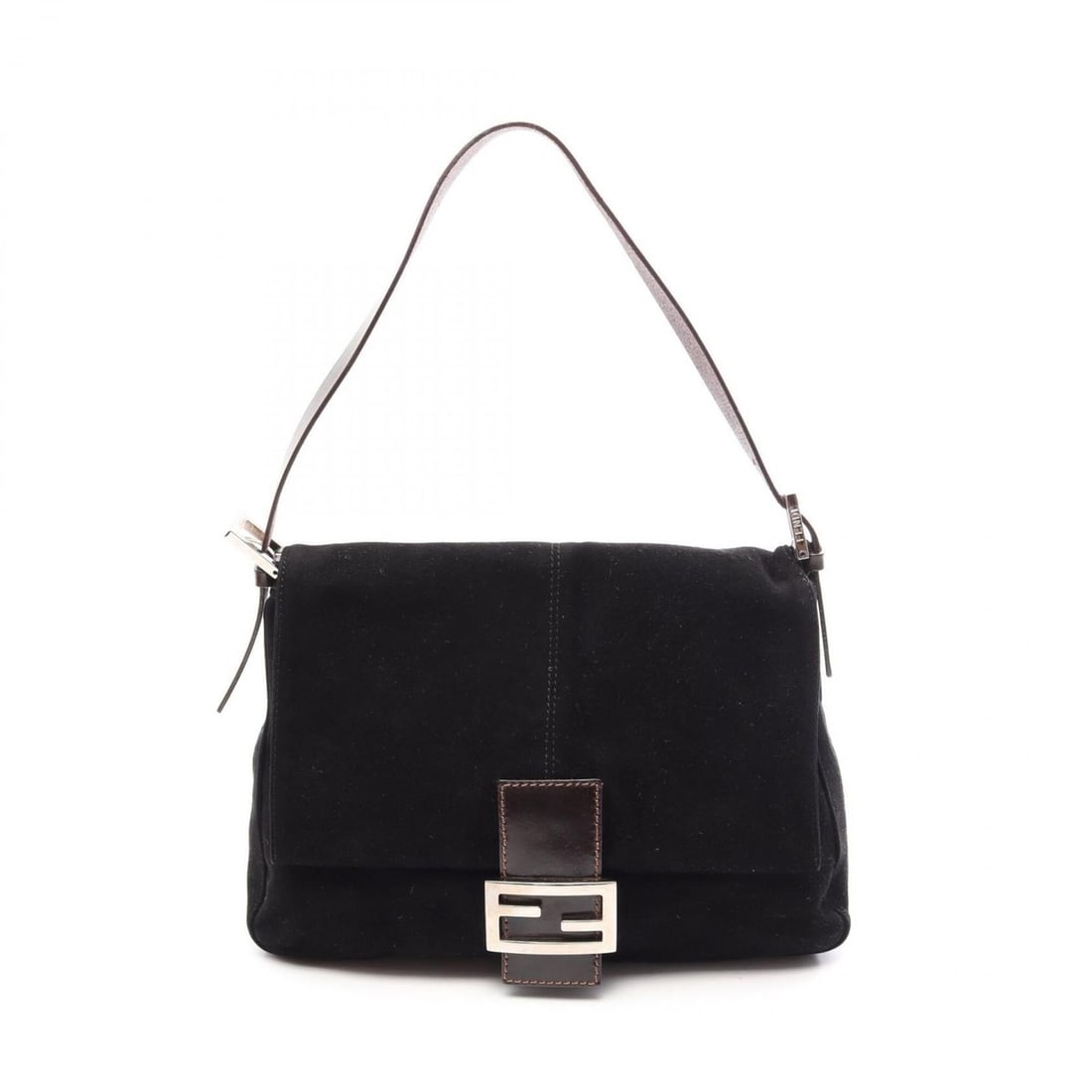 Fendi Mamma Bucket Handbag, Leather/Suede, Women's, Black: --- Catalog ---Category: SizeSize (HxWxD): 23cm x 28cm x 11cm / 9.05'' x 11.02'' x 4.33''Category: DesignType: HandbagColor: BlackGender: WomenMaterial: Leather , Suede Category: GeneralBrand: Fendi--