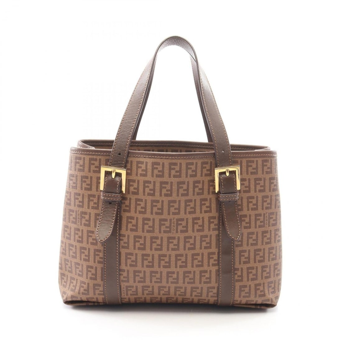 Fendi Zucchino Tote Bag Handbag, Coated Canvas Leather, Women's, Brown: --- Catalog ---Category: SizeSize (HxWxD): 20.5cm x 28cm x 8.5cm / 8.07'' x 11.02'' x 3.34''Category: DesignType: Handbag, Tote bagColor: BrownGender: WomenMaterial: PVC , Leather Category: GeneralBra