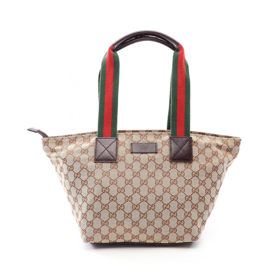 Gucci GG pattern Sherry line tote bag/handbag, canvas and leather, women's, beige, 131230: --- Catalog ---Category: SizeSize (HxWxD): 23.5cm x 24cm x 20cm / 9.25'' x 9.44'' x 7.87''Category: DesignType: Handbag, Tote bagColor: BeigeGender: WomenMaterial: Canvas , Leather Category: GeneralMP