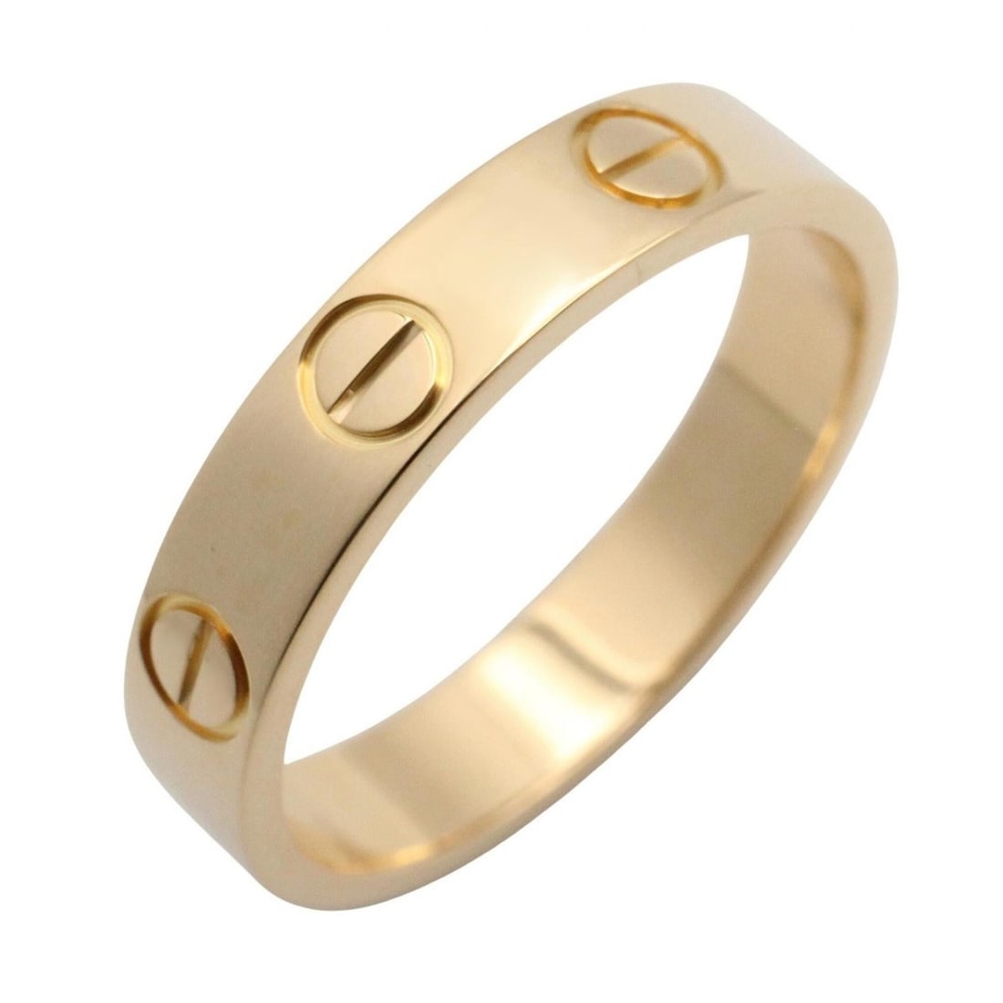 Cartier Mini Love Ring, 18K (Yellow Gold), Men's/Women's, Gold Tone, B4085000: --- Catalog ---Category: SizeJP Size: 8.5US Size: 4.5Category: DesignType: Band ringColor: GoldGender: Men,WomenMaterial: Yellow gold (18K)Category: GeneralMPN: B4085000Brand: Cartier--- Item List ---