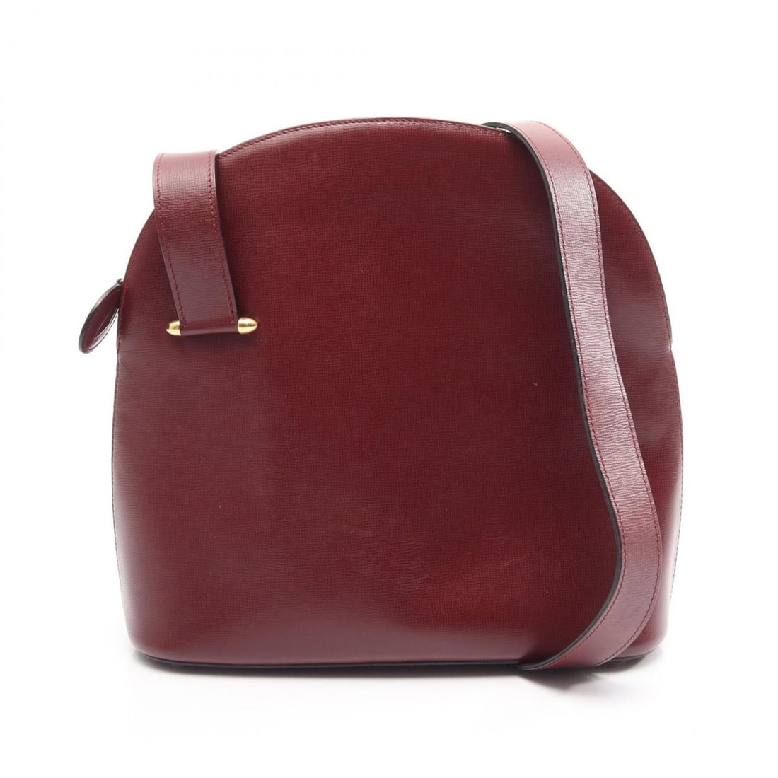 Cartier Must Line Shoulder Bag/Handbag, Leather, Women's, Bordeaux (Burgundy): --- Catalog ---Category: SizeSize (HxWxD): 26cm x 27cm x 10cm / 10.23'' x 10.62'' x 3.93''Category: DesignType: Handbag, Shoulder bagColor: BordeauxGender: WomenMaterial: Leather Category: GeneralBran
