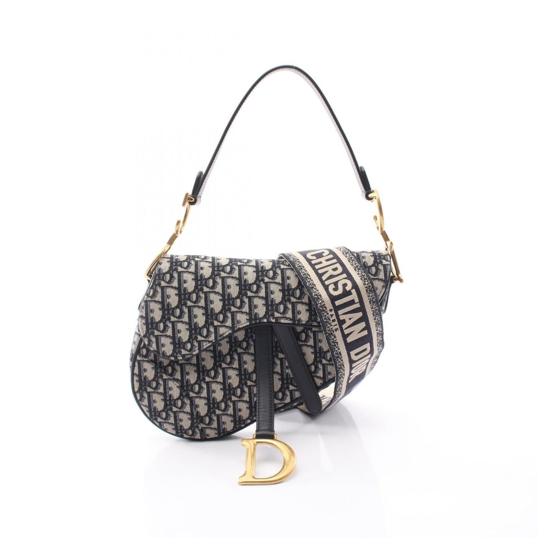 Christian Dior Dior Saddle Bag Oblique Jacquard 2-Way Handbag Canvas Leather Women's Navy/Beige: --- Catalog ---Category: SizeSize (HxWxD): 18cm x 24cm x 5cm / 7.08'' x 9.44'' x 1.96''Category: DesignType: Handbag, Saddle bagColor: Beige, NavyGender: WomenMaterial: Canvas , Leather Category: Gene