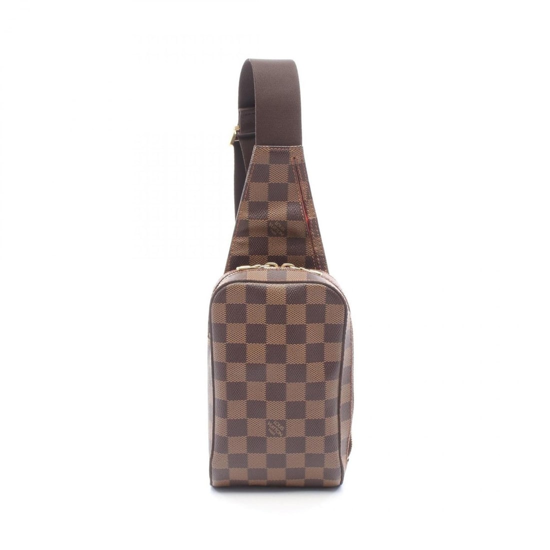 Louis Vuitton Geronimos Damier Ebene Waist Bag/Body Bag/Handbag, Coated Canvas/Leather,: --- Catalog ---Category: SizeSize (HxWxD): 19cm x 11.5cm x 5cm / 7.48'' x 4.52'' x 1.96''Category: DesignType: Fanny pack, Sling bagColor: BrownGender: Men,WomenMaterial: Coated canvas , Leather Categ